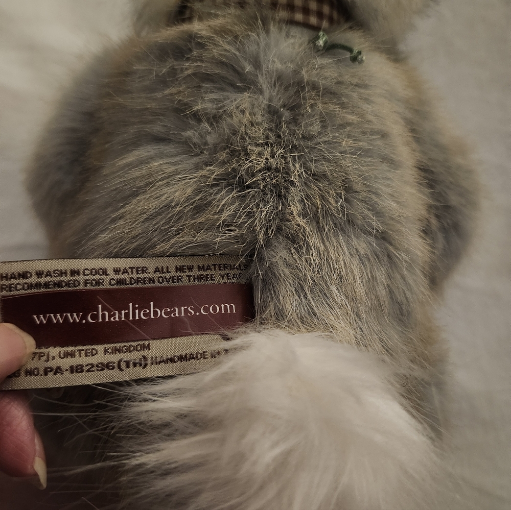 Charlie Bears Broccoli Rabbit Plush 🐰 - Picture 7 of 10
